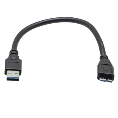 0,3 m, 0,5 m, 1 m, OD5,5 High-Speed-USB3.0-AM-auf-Micro-B-Verlängerungsdatenkabel für HDD-Micro-Ladegerät