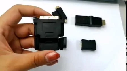 Vergoldeter vernickelter Standard-Displayport-Stecker DP auf HDMI-Buchse, Konverterkopf-Adapter, 1080P-Video-Audio-Anschluss